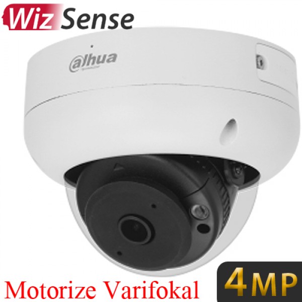 Dahua IPC-HDBW2441R-ZAS H265+ 4MP 2.7~13.5mm Motorie lens WİZSENSE IP Dome Kamera