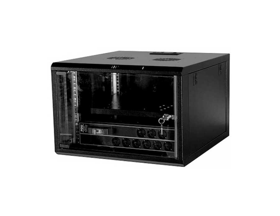 7U 19" 600mm Duvar Tipi Rack Kabinet