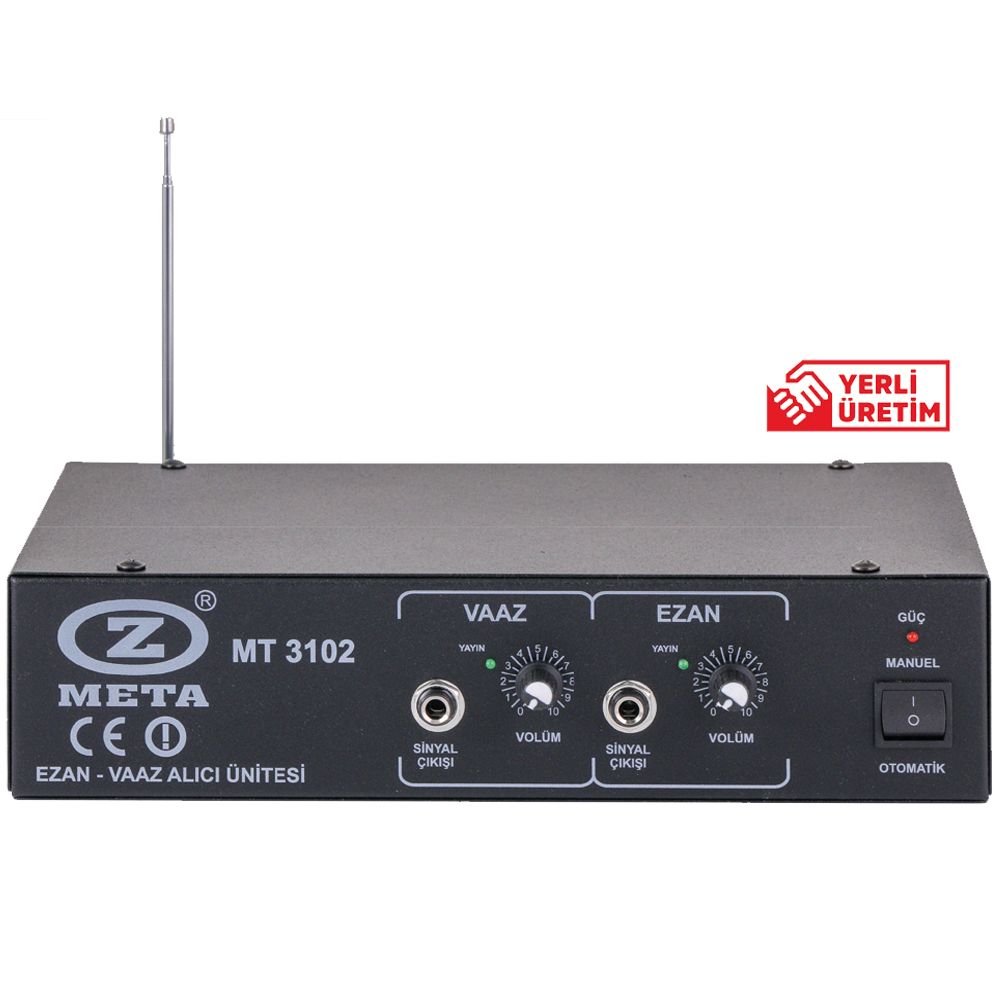 MT 3102 D (FSK) VHF - UHF DIŞ ORTAM ALICI ÜNİTESİ