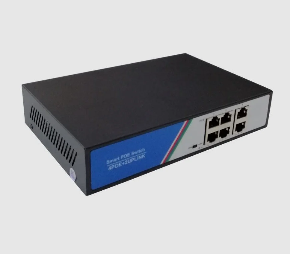 4 Port Poe + 2 Port PoE Switch