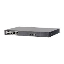 Dahua PFS4218-16GT-240 16 Port L2 Yönetilebilir Switch (16 GE PoE + 2GE SFP Port, 1 Konsol, Toplam  240WPoE )